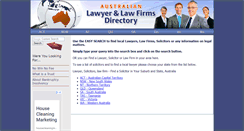 Desktop Screenshot of lawyersin.com.au